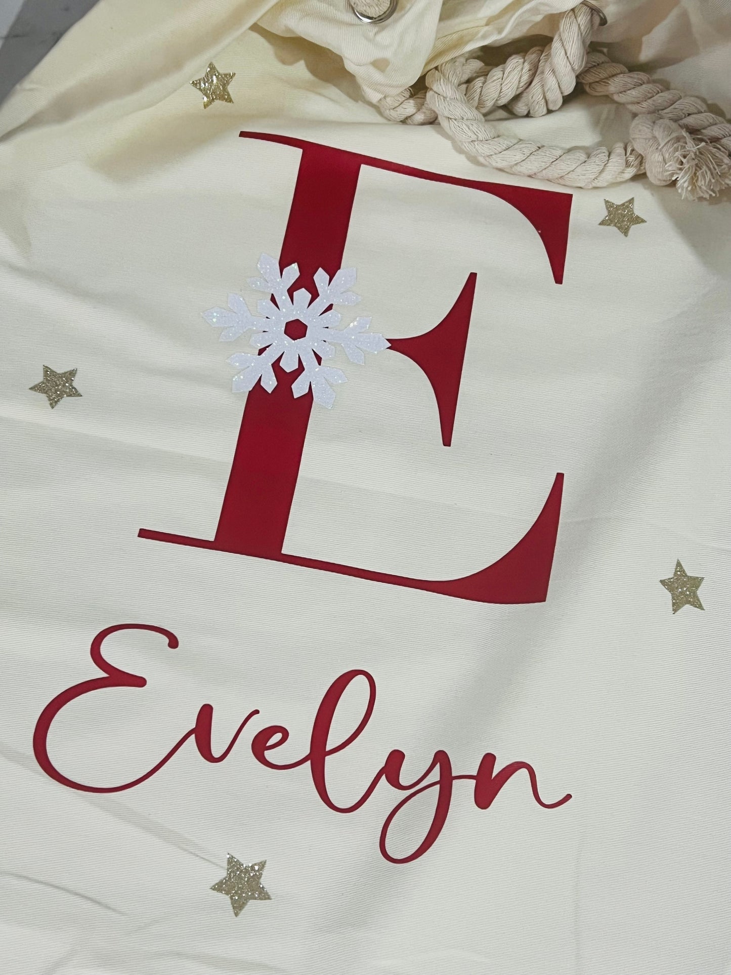 Snowflake Santa Sack
