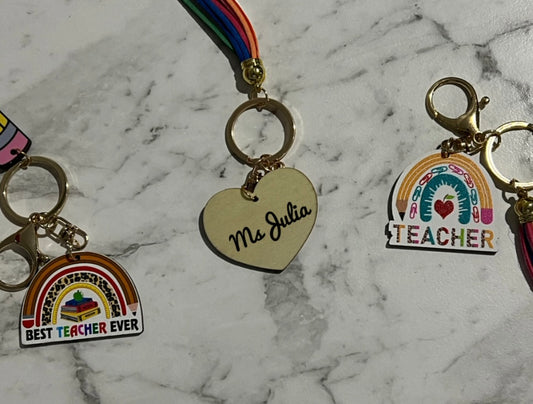 Teacher Keyring
