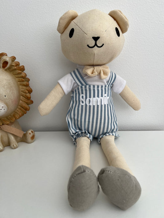Personalised Overall Bear