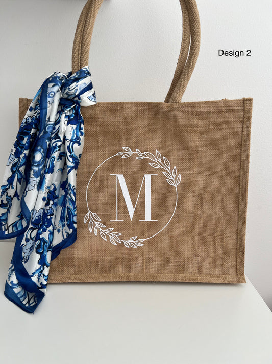Personalised Hessian Bag
