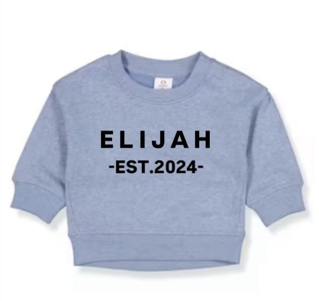 Personalised Baby Fleece Jumper