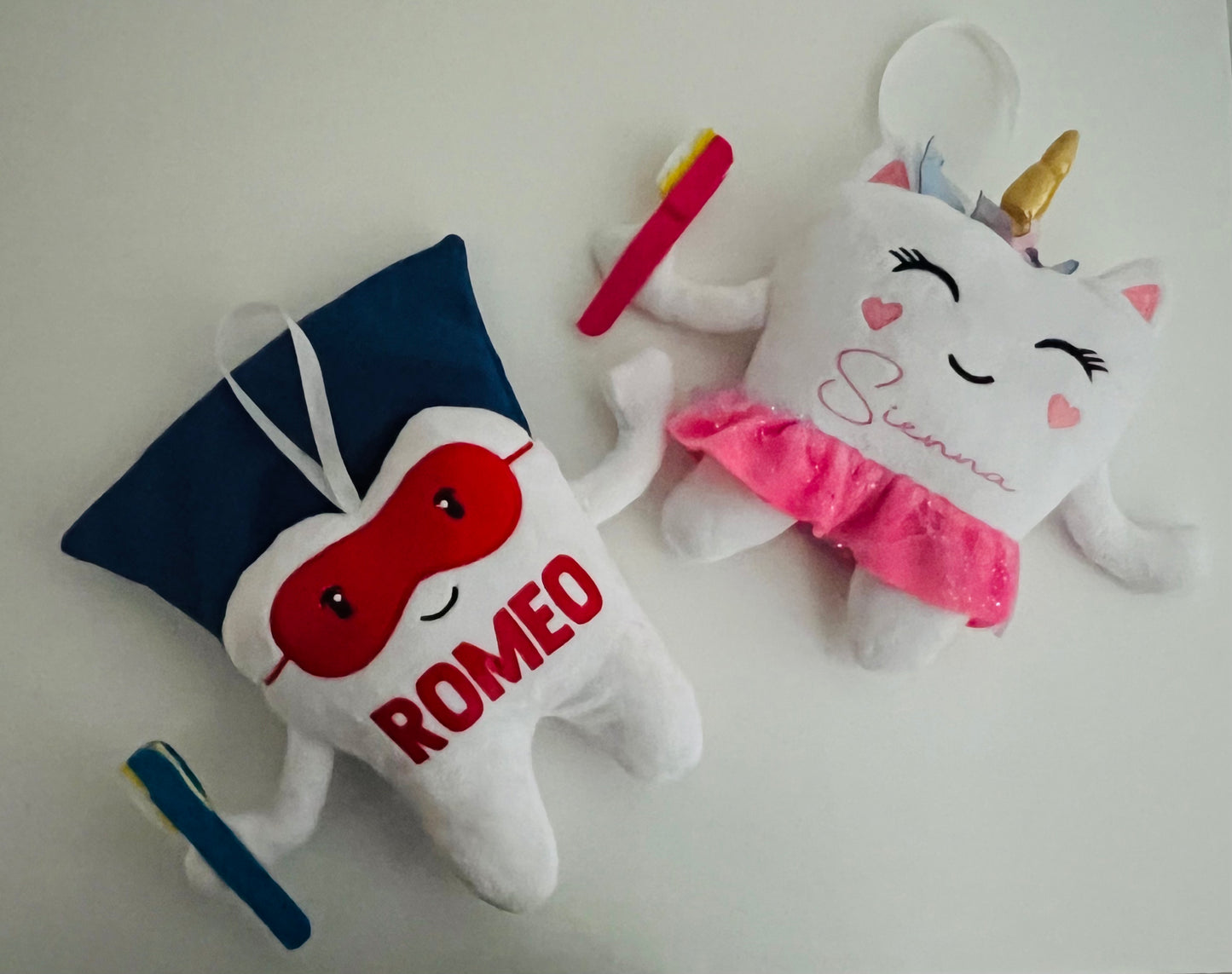 Personalised Unicorn Tooth Fairy Plushie