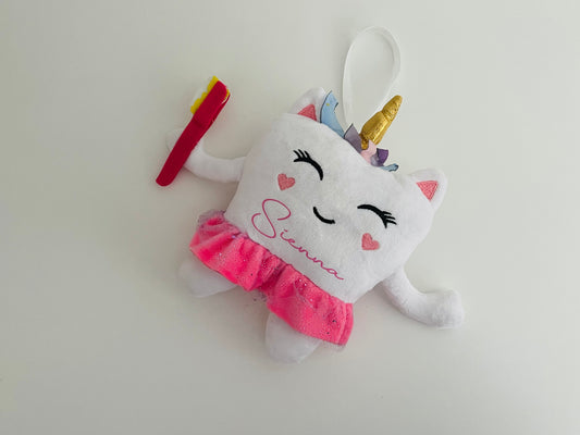 Personalised Unicorn Tooth Fairy Plushie