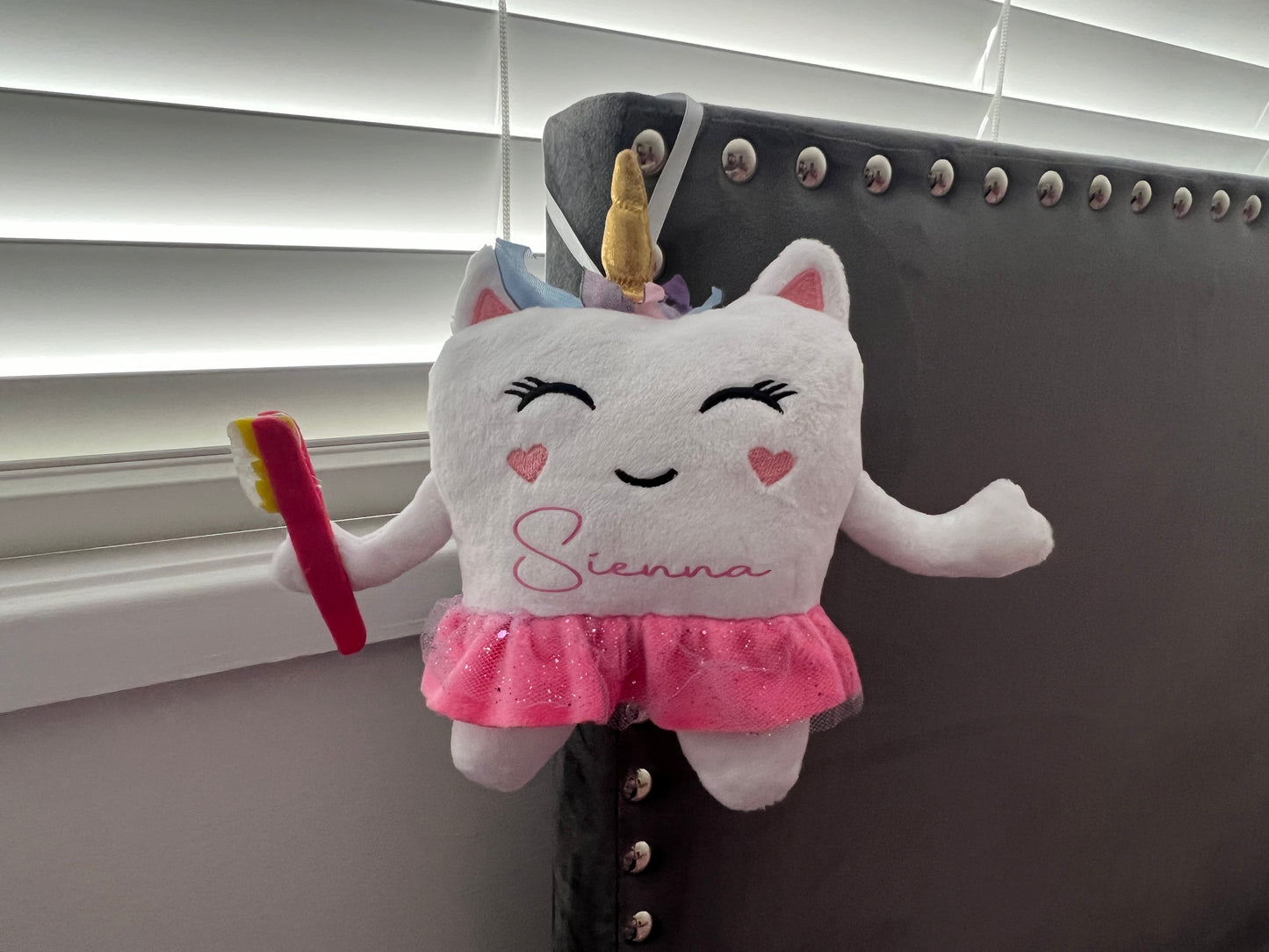 Personalised Unicorn Tooth Fairy Plushie