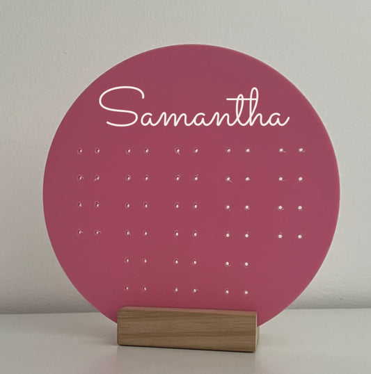 Personalised Circle Earring Stand