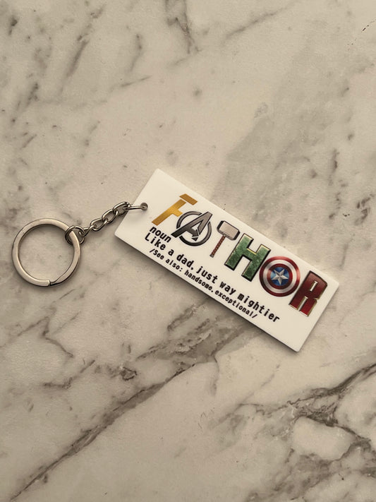 Fathor Keyring (white)