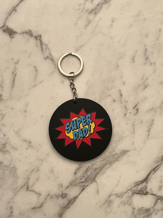 Super Dad Keyring