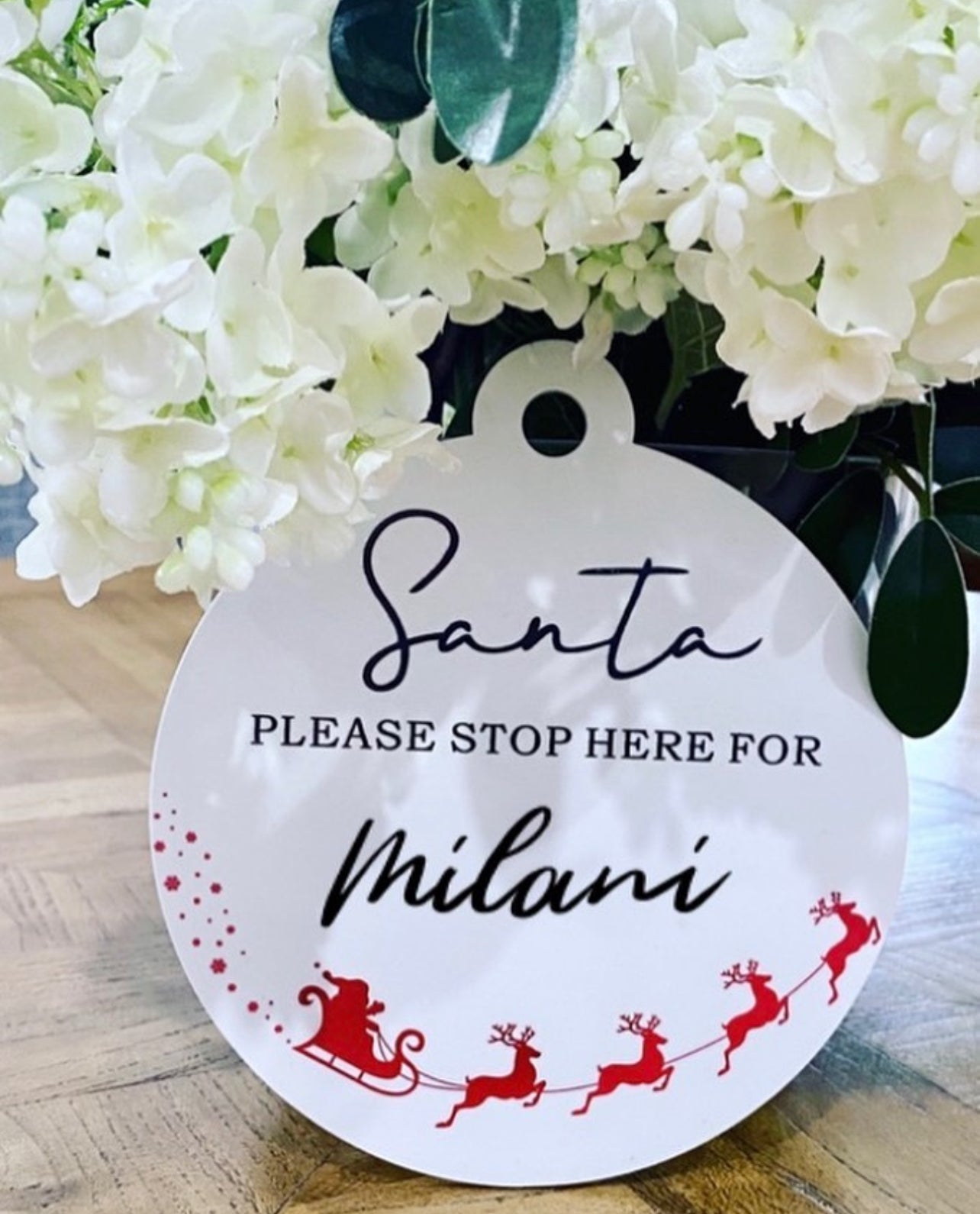 Santa Stop Sign
