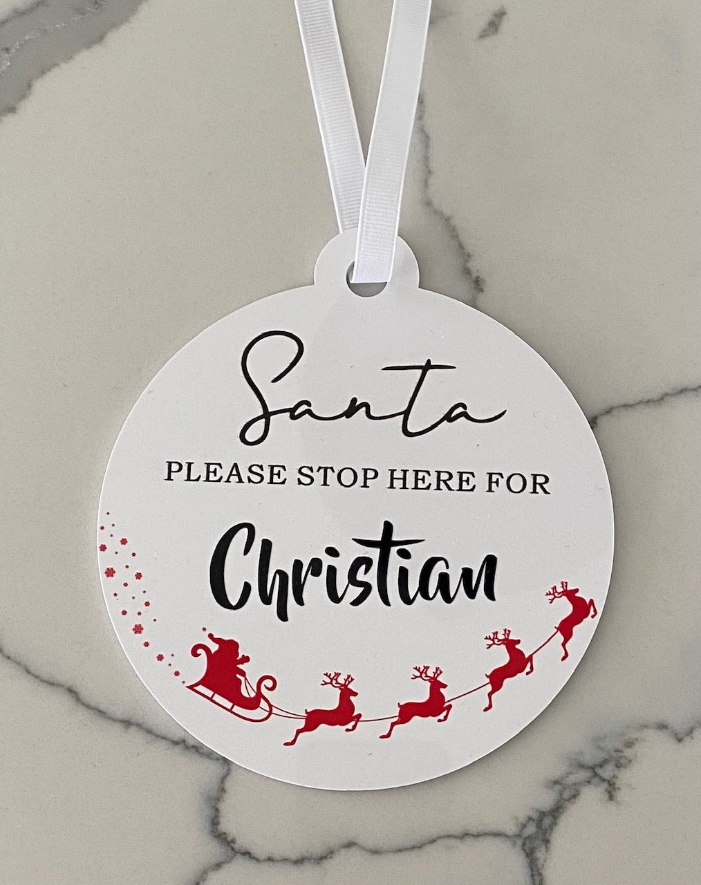 Santa Stop Sign
