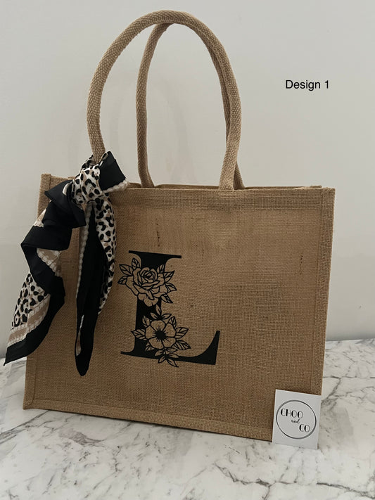 Personalised Hessian Bag