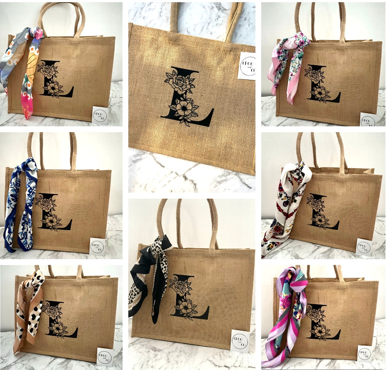 Personalised Hessian Bag