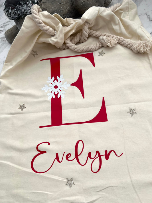 Snowflake Santa Sack