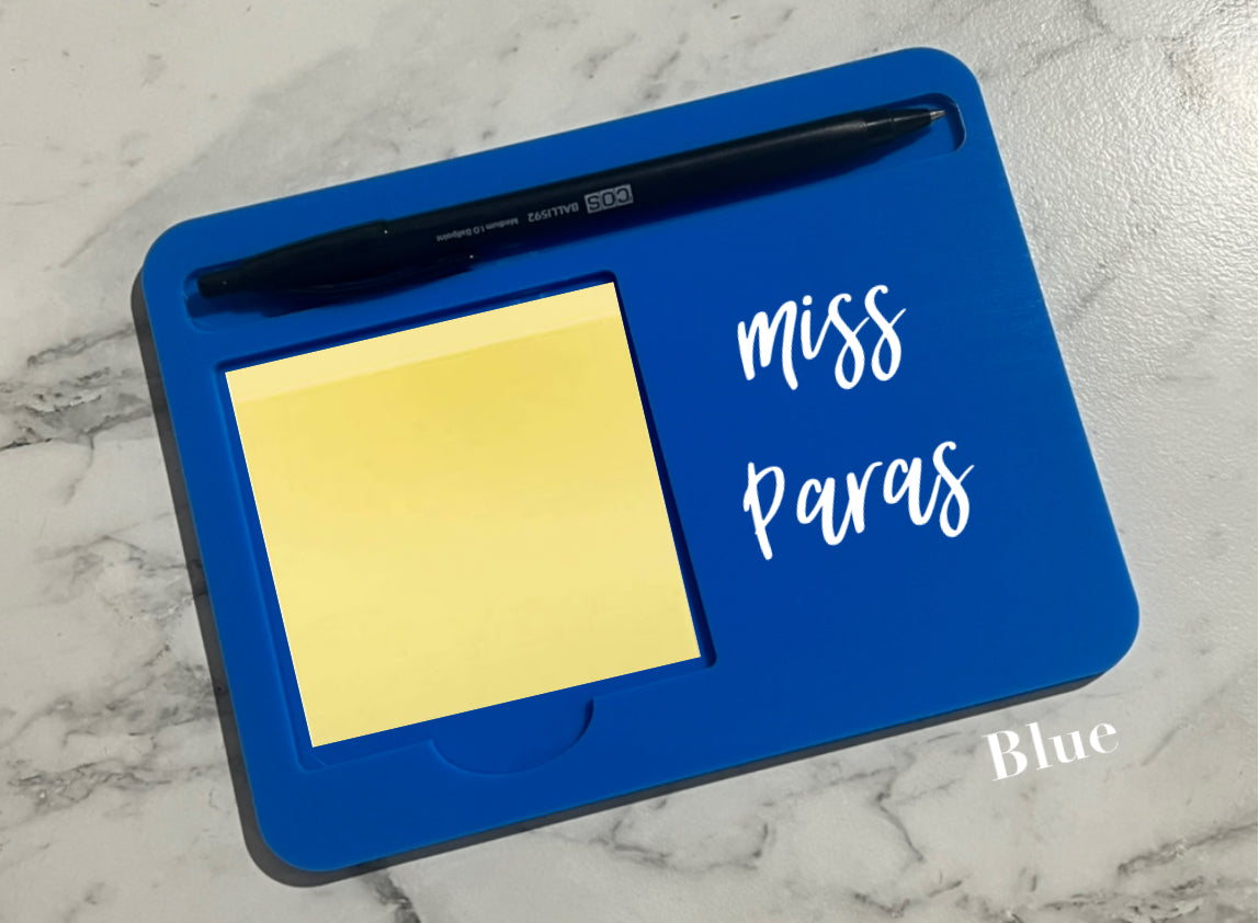 Personalised Teacher Post It Note & Pen Holder
