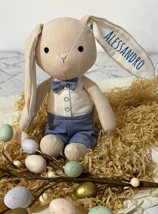 Personalised Boy Bunny