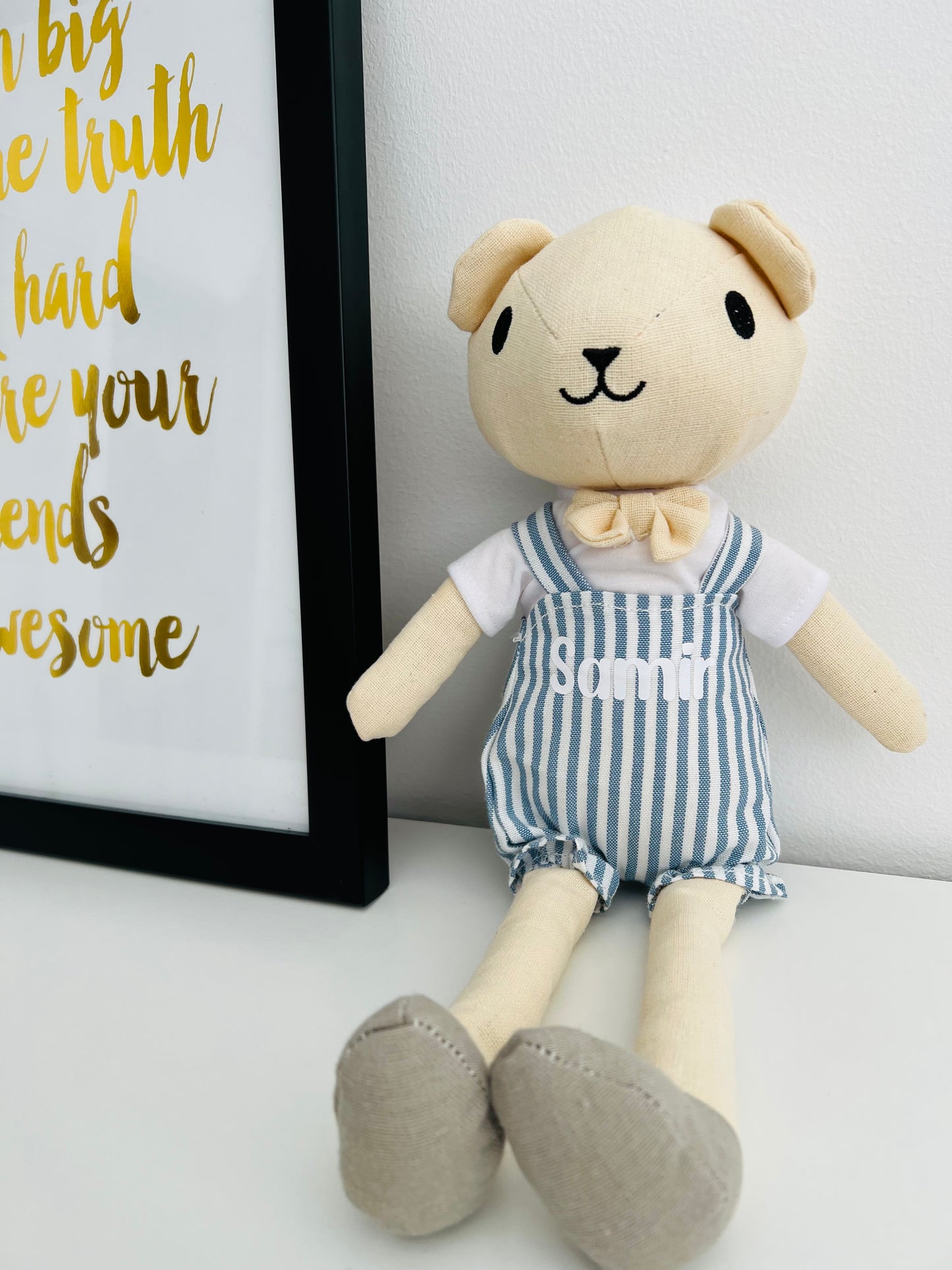 Personalised Overall Bear