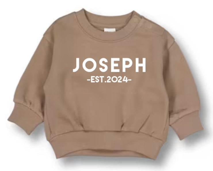 Personalised Baby Fleece Jumper
