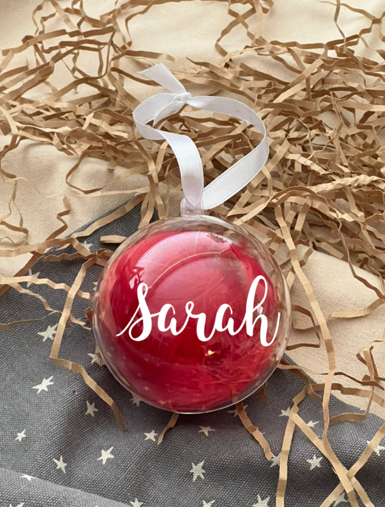Personalised Christmas Baubles
